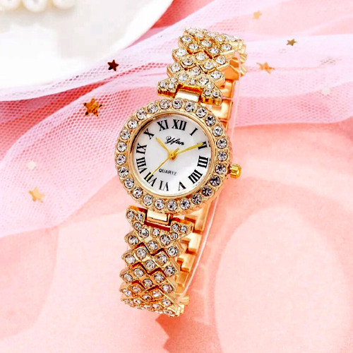 Quartz Diamond Wristwatch