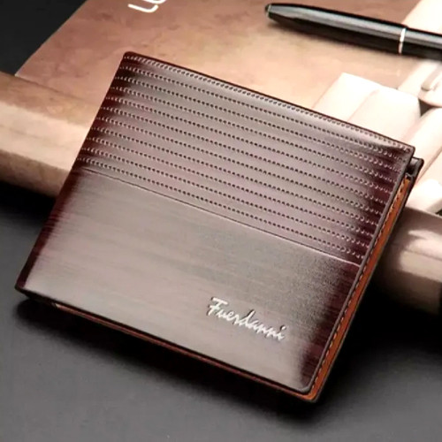 Brown Artificial Leather Wallets